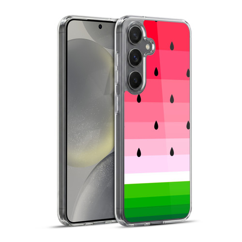 Haroulita Fruits Watermelon Soft Gel Case for Samsung Galaxy S24+ 5G & MagSafe