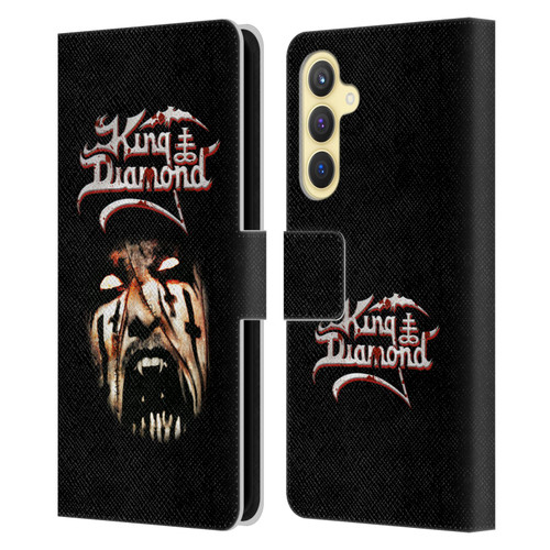 King Diamond Poster Puppet Master Face Leather Book Wallet Case Cover For Samsung Galaxy S23 FE 5G