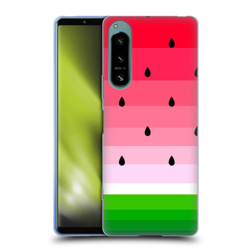 Haroulita Fruits Watermelon Soft Gel Case for Sony Xperia 5 IV