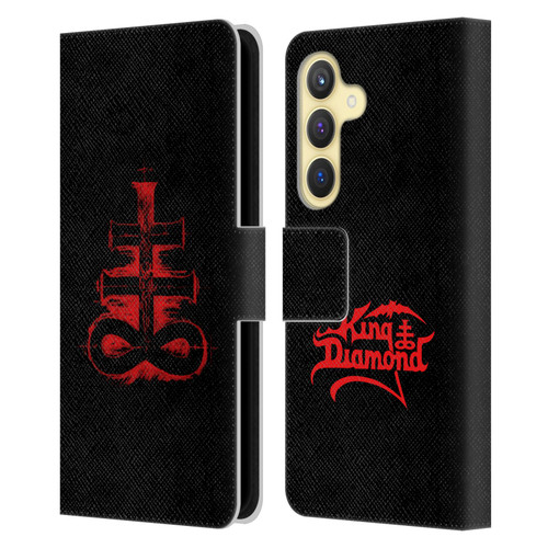 King Diamond Poster Fatal Portrait Leather Book Wallet Case Cover For Samsung Galaxy S24 5G