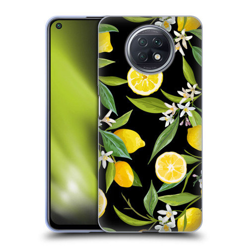 Haroulita Fruits Flowers And Lemons Soft Gel Case for Xiaomi Redmi Note 9T 5G