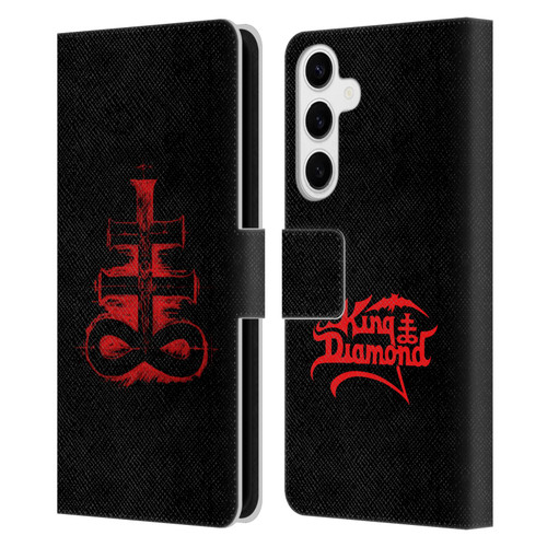 King Diamond Poster Fatal Portrait Leather Book Wallet Case Cover For Samsung Galaxy S24+ 5G