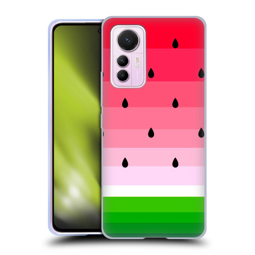 Haroulita Fruits Watermelon Soft Gel Case for Xiaomi 12 Lite