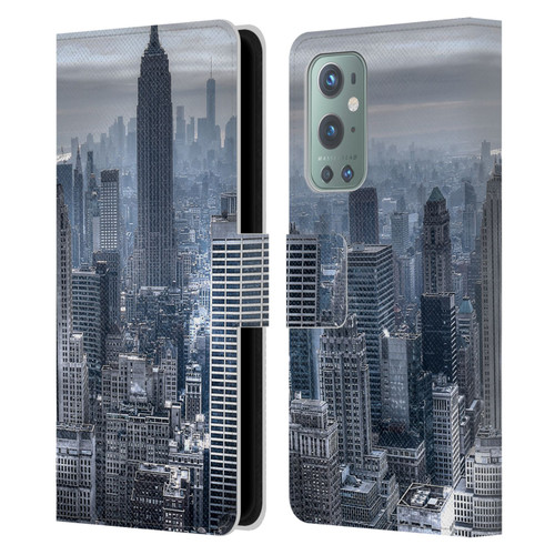 Haroulita Places New York 3 Leather Book Wallet Case Cover For OnePlus 9