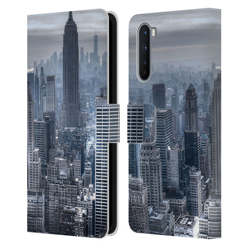 Haroulita Places New York 3 Leather Book Wallet Case Cover For OnePlus Nord 5G