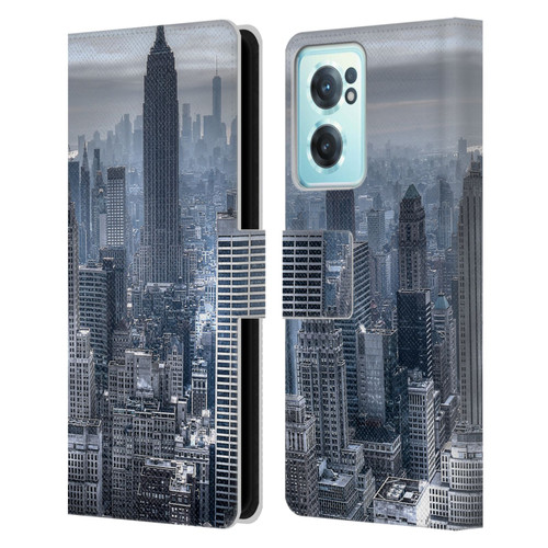 Haroulita Places New York 3 Leather Book Wallet Case Cover For OnePlus Nord CE 2 5G