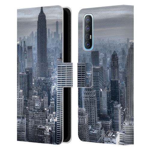 Haroulita Places New York 3 Leather Book Wallet Case Cover For OPPO Find X2 Neo 5G