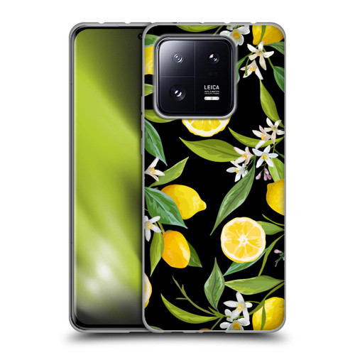 Haroulita Fruits Flowers And Lemons Soft Gel Case for Xiaomi 13 Pro 5G