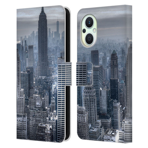 Haroulita Places New York 3 Leather Book Wallet Case Cover For OPPO Reno8 Lite