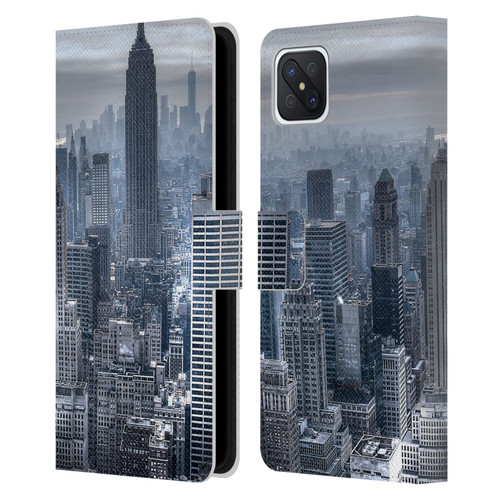 Haroulita Places New York 3 Leather Book Wallet Case Cover For OPPO Reno4 Z 5G