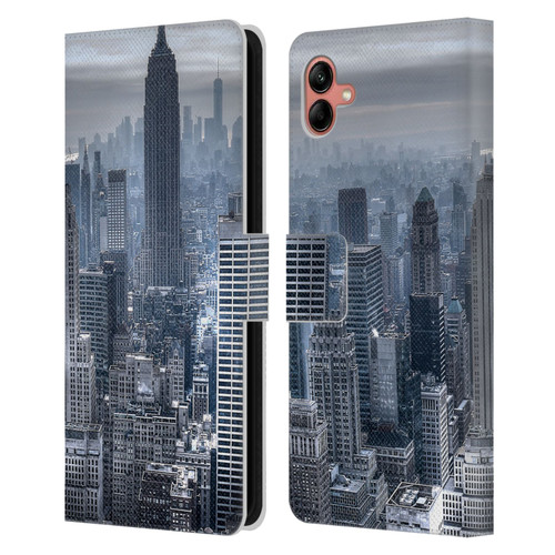 Haroulita Places New York 3 Leather Book Wallet Case Cover For Samsung Galaxy A04 (2022)