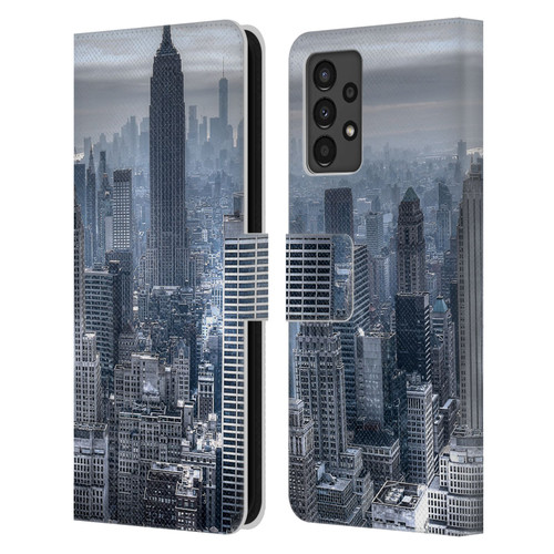 Haroulita Places New York 3 Leather Book Wallet Case Cover For Samsung Galaxy A13 (2022)
