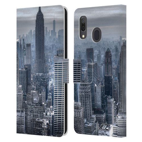 Haroulita Places New York 3 Leather Book Wallet Case Cover For Samsung Galaxy A33 5G (2022)
