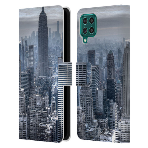 Haroulita Places New York 3 Leather Book Wallet Case Cover For Samsung Galaxy F62 (2021)