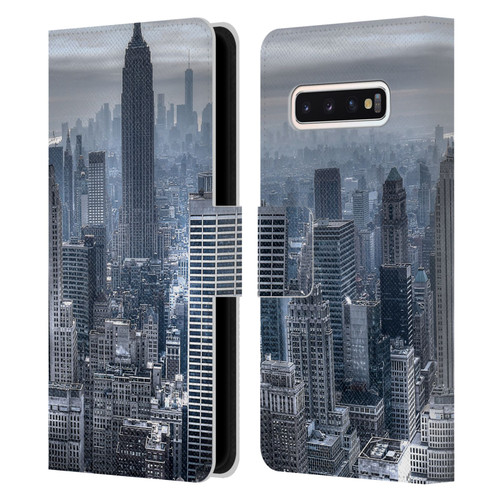 Haroulita Places New York 3 Leather Book Wallet Case Cover For Samsung Galaxy S10