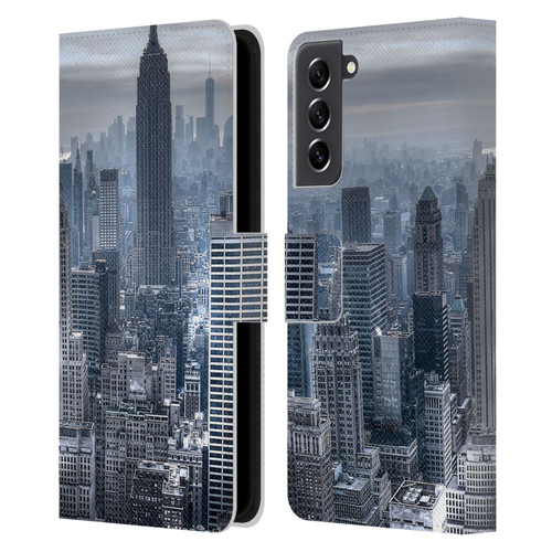 Haroulita Places New York 3 Leather Book Wallet Case Cover For Samsung Galaxy S21 FE 5G