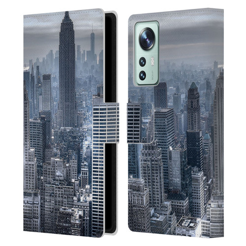 Haroulita Places New York 3 Leather Book Wallet Case Cover For Xiaomi 12