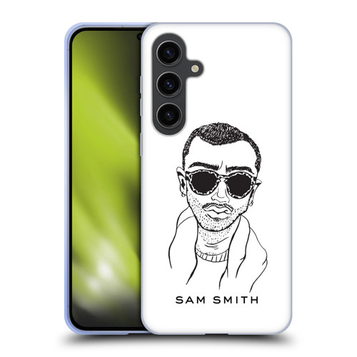 Sam Smith Art Illustration Soft Gel Case for Samsung Galaxy S24+ 5G