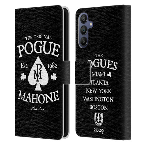 The Pogues Graphics Mahone Leather Book Wallet Case Cover For Samsung Galaxy A15