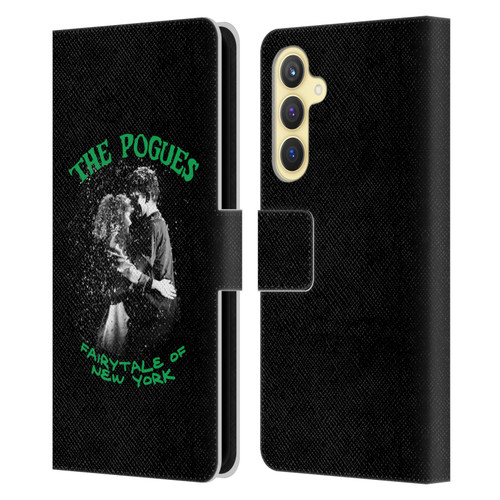 The Pogues Graphics Fairytale Of The New York Leather Book Wallet Case Cover For Samsung Galaxy S23 FE 5G