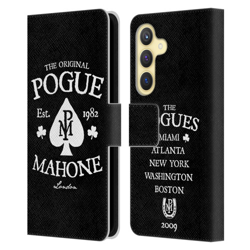 The Pogues Graphics Mahone Leather Book Wallet Case Cover For Samsung Galaxy S24 5G