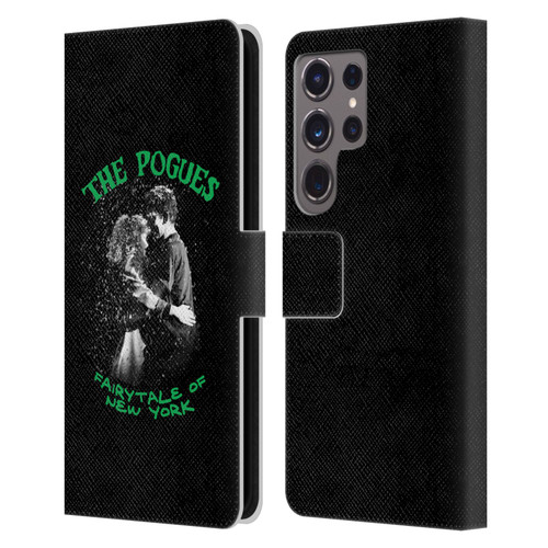 The Pogues Graphics Fairytale Of The New York Leather Book Wallet Case Cover For Samsung Galaxy S24 Ultra 5G