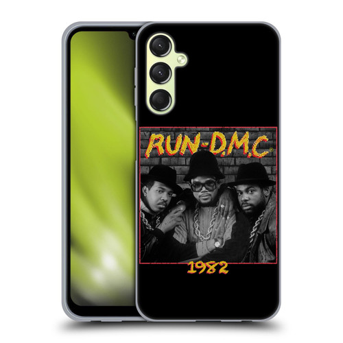 Run-D.M.C. Key Art Photo 1982 Soft Gel Case for Samsung Galaxy A24 4G / Galaxy M34 5G
