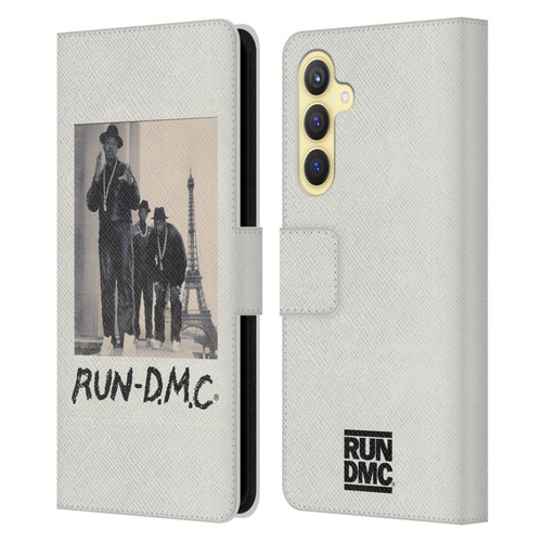 Run-D.M.C. Key Art Polaroid Leather Book Wallet Case Cover For Samsung Galaxy S23 FE 5G