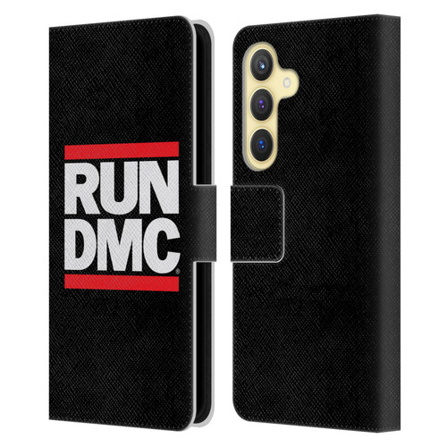 Run-D.M.C. Key Art Logo Leather Book Wallet Case Cover For Samsung Galaxy S24 5G