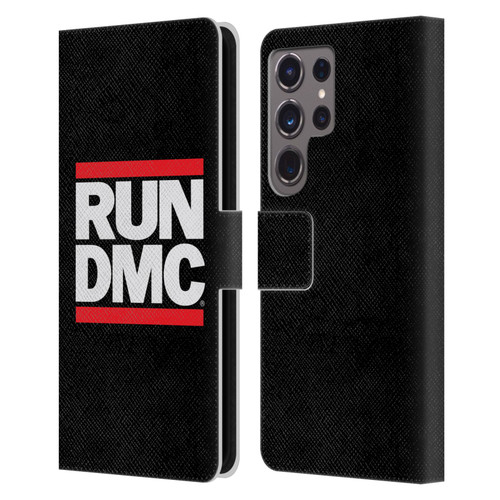 Run-D.M.C. Key Art Logo Leather Book Wallet Case Cover For Samsung Galaxy S24 Ultra 5G