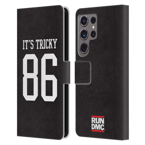 Run-D.M.C. Key Art It's Tricky Leather Book Wallet Case Cover For Samsung Galaxy S24 Ultra 5G