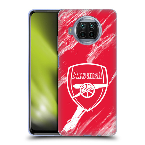 Arsenal FC Crest Patterns Red Marble Soft Gel Case for Xiaomi Mi 10T Lite 5G