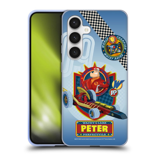 Wacky Races 2016 Graphics Peter Perfect Soft Gel Case for Samsung Galaxy S24 5G