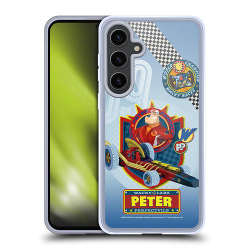 Wacky Races 2016 Graphics Peter Perfect Soft Gel Case for Samsung Galaxy S24+ 5G