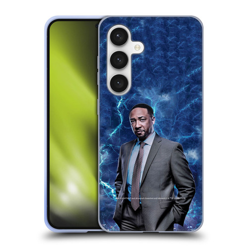 Black Lightning Characters William Henderson Soft Gel Case for Samsung Galaxy S24 5G