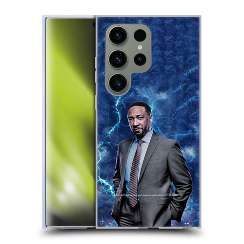 Black Lightning Characters William Henderson Soft Gel Case for Samsung Galaxy S24 Ultra 5G