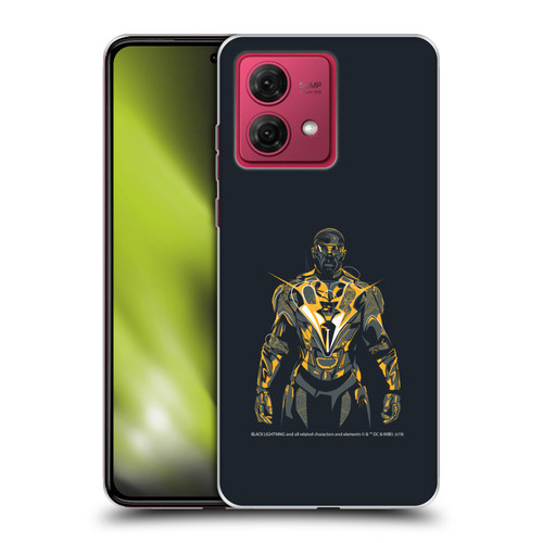 Black Lightning Key Art Black Lightning Soft Gel Case for Motorola Moto G84 5G