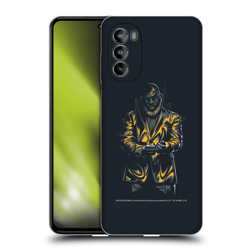 Black Lightning Key Art Tobias Whale Soft Gel Case for Motorola Moto G82 5G