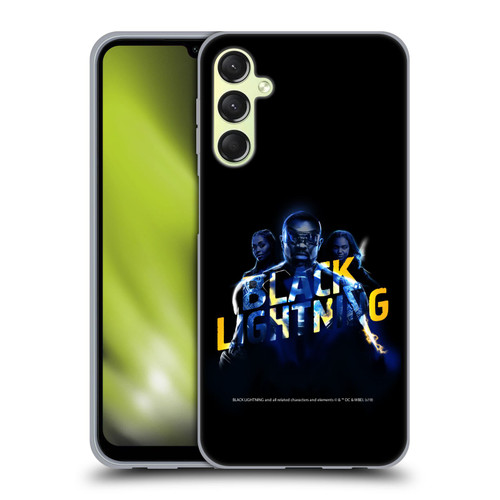 Black Lightning Key Art Group Soft Gel Case for Samsung Galaxy A24 4G / M34 5G