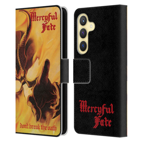 Mercyful Fate Black Metal Don't Break the Oath Leather Book Wallet Case Cover For Samsung Galaxy S24 5G