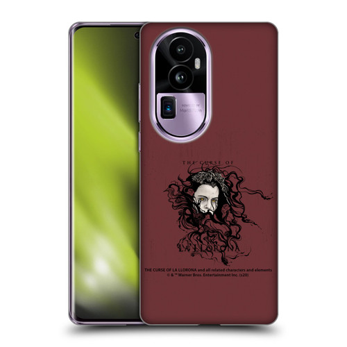 The Curse Of La Llorona Graphics Weeping Lady Soft Gel Case for OPPO Reno10 Pro+