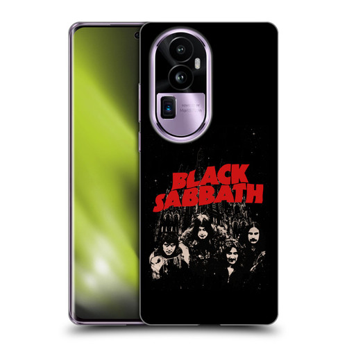 Black Sabbath Key Art Red Logo Soft Gel Case for OPPO Reno10 Pro+