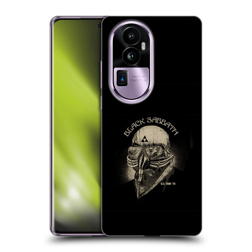 Black Sabbath Key Art US Tour 78 Soft Gel Case for OPPO Reno10 Pro+