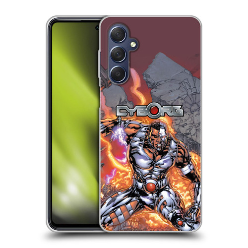 Cyborg DC Comics Fast Fashion Cover Soft Gel Case for Samsung Galaxy M54 5G