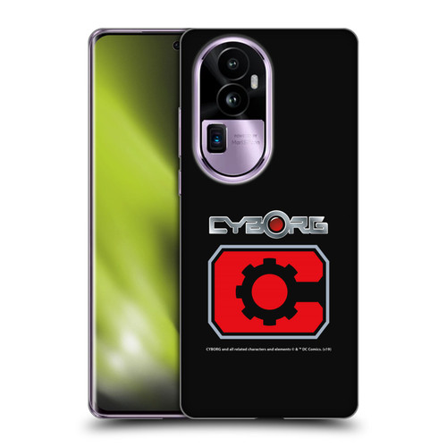 Cyborg DC Comics Logos Retro Soft Gel Case for OPPO Reno10 Pro+