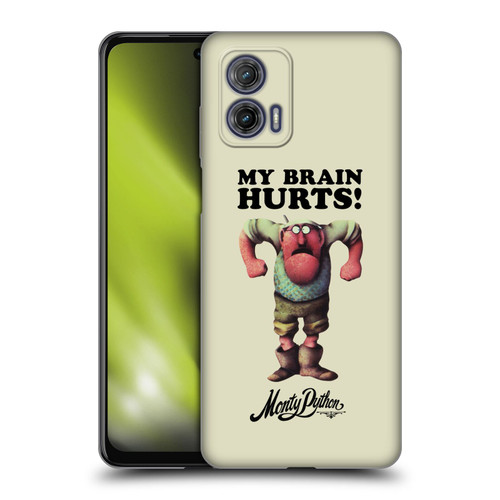 Monty Python Key Art My Brain Hurts Soft Gel Case for Motorola Moto G73 5G