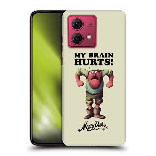 Monty Python Key Art My Brain Hurts Soft Gel Case for Motorola Moto G84 5G