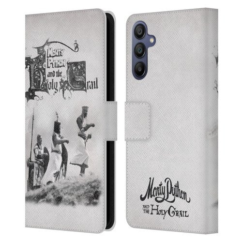 Monty Python Key Art Holy Grail Leather Book Wallet Case Cover For Samsung Galaxy A15