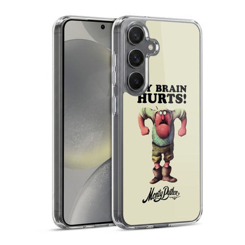 Monty Python Key Art My Brain Hurts Soft Gel Case for Samsung Galaxy S24 5G & MagSafe
