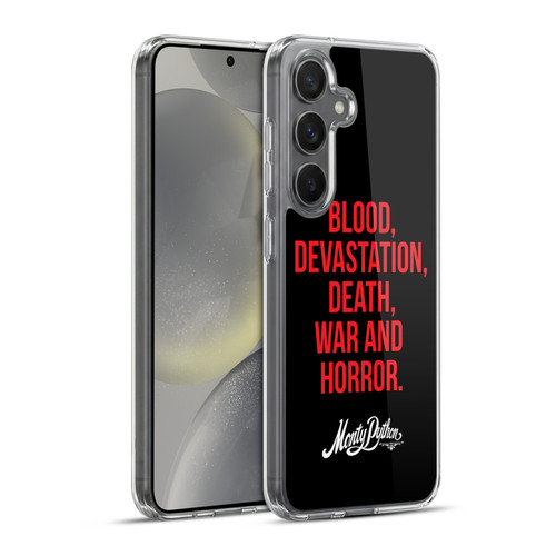 Monty Python Key Art Blood Devastation Death War And Horror Soft Gel Case for Samsung Galaxy S24+ 5G & MagSafe
